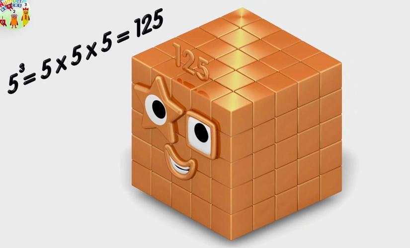 数字金块立方体 闪闪发光的立方数探险